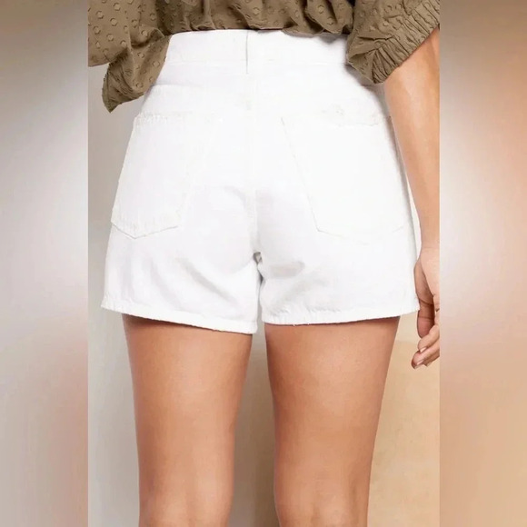 Agolde Parker Long Short Dough Size 32 B2287 - Picture 5 of 10